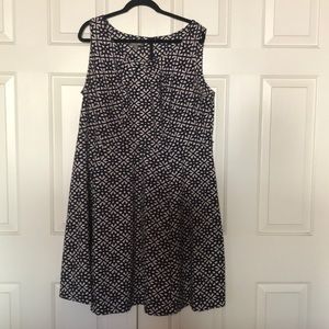 Asymmetrical pattern dress by Roz & Ali